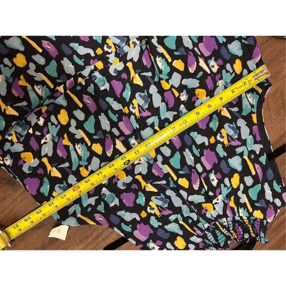 Gibson Nordstroms Multicolor Abstract Sleeveless Dress, Sz Small - Picture 8 of 10